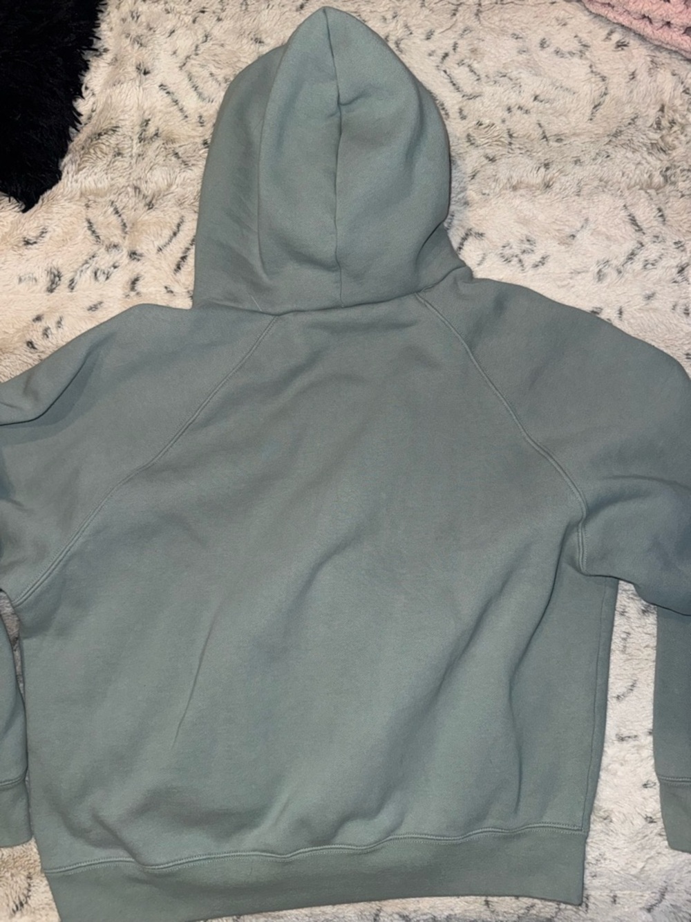 Essentials Fear of God Crewneck Hoodie in Sage - Picture 8 of 9